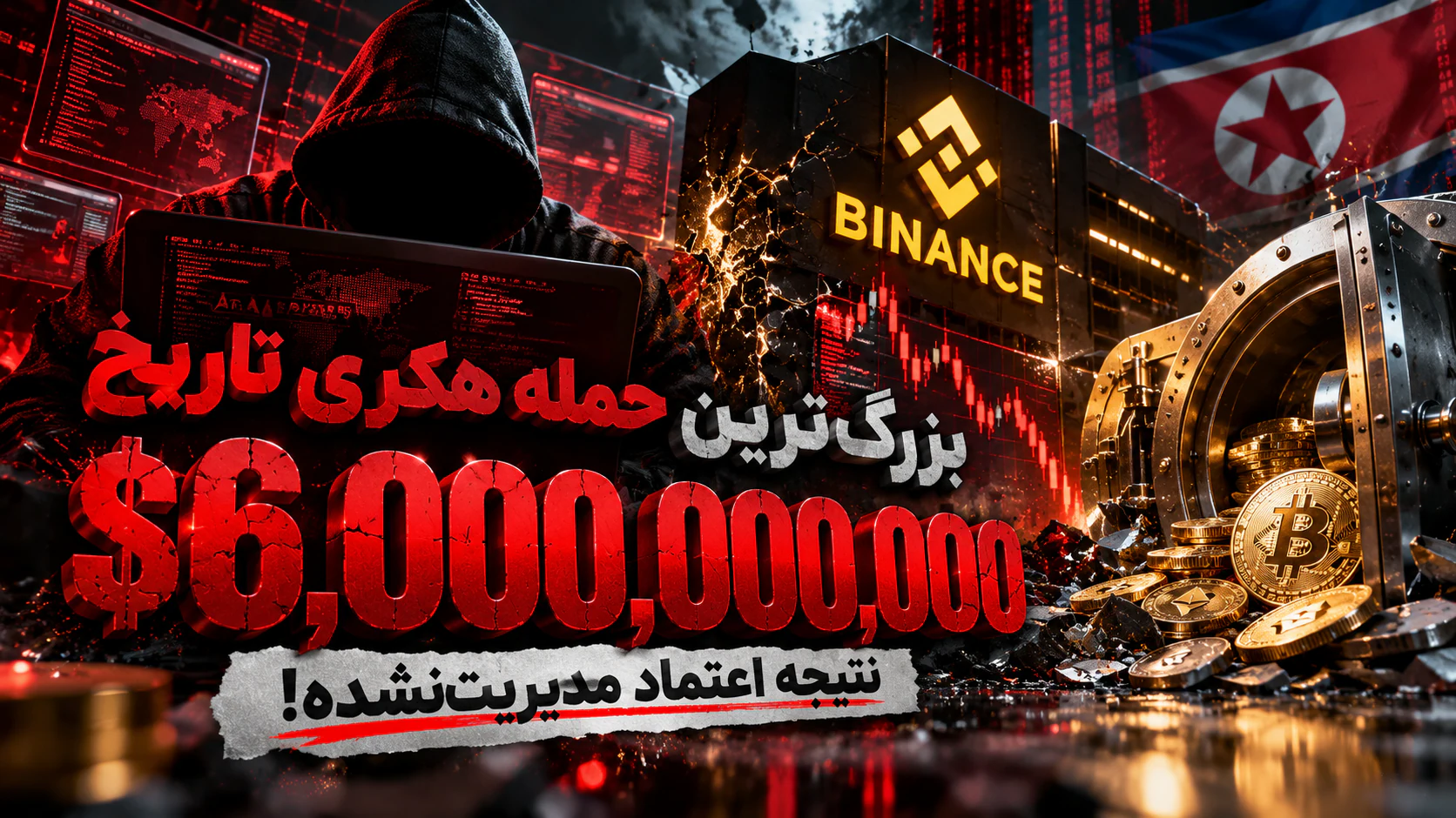 هک بایننس ۲۰۲۶؛ سرقت ۶.۳ میلیارد دلاری چگونه در ۲۰ دقیقه رقم خورد؟